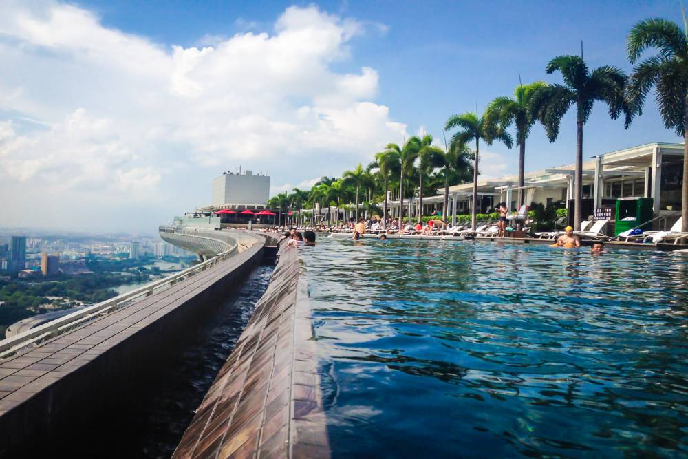 INFINITY POOL in Marina Bay Sands